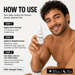 Professional Stop Hair Growth Inhibitor Serum Oil Painless Moisturizing Whitening Removal Non-irritating Skin Care Body Beauty