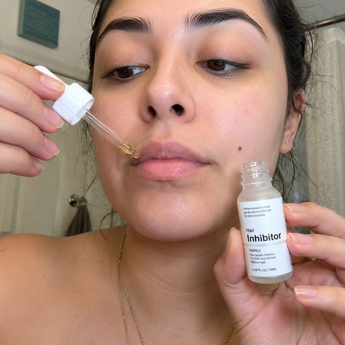 Kare Oil customer face or body routine photo or video