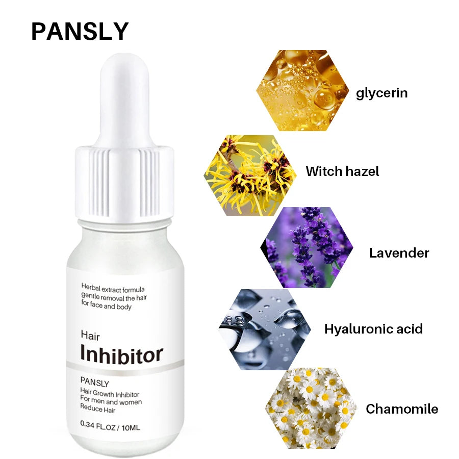 Professional Stop Hair Growth Inhibitor Serum Oil Painless Moisturizing Whitening Removal Non-irritating Skin Care Body Beauty