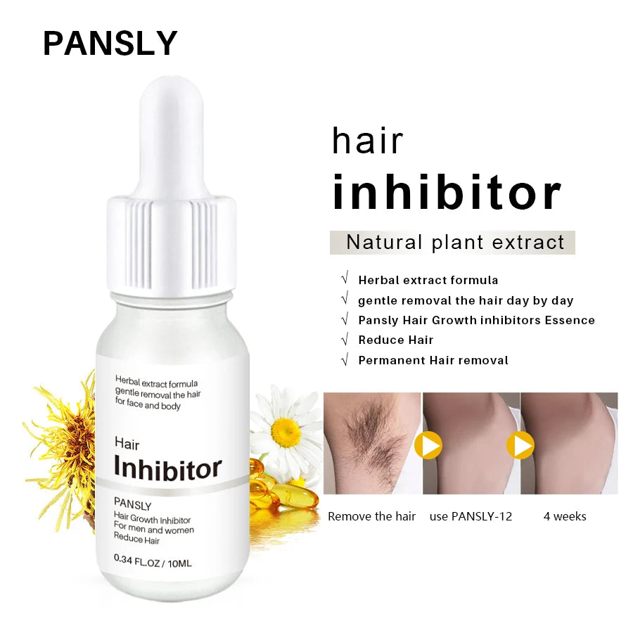 Professional Stop Hair Growth Inhibitor Serum Oil Painless Moisturizing Whitening Removal Non-irritating Skin Care Body Beauty